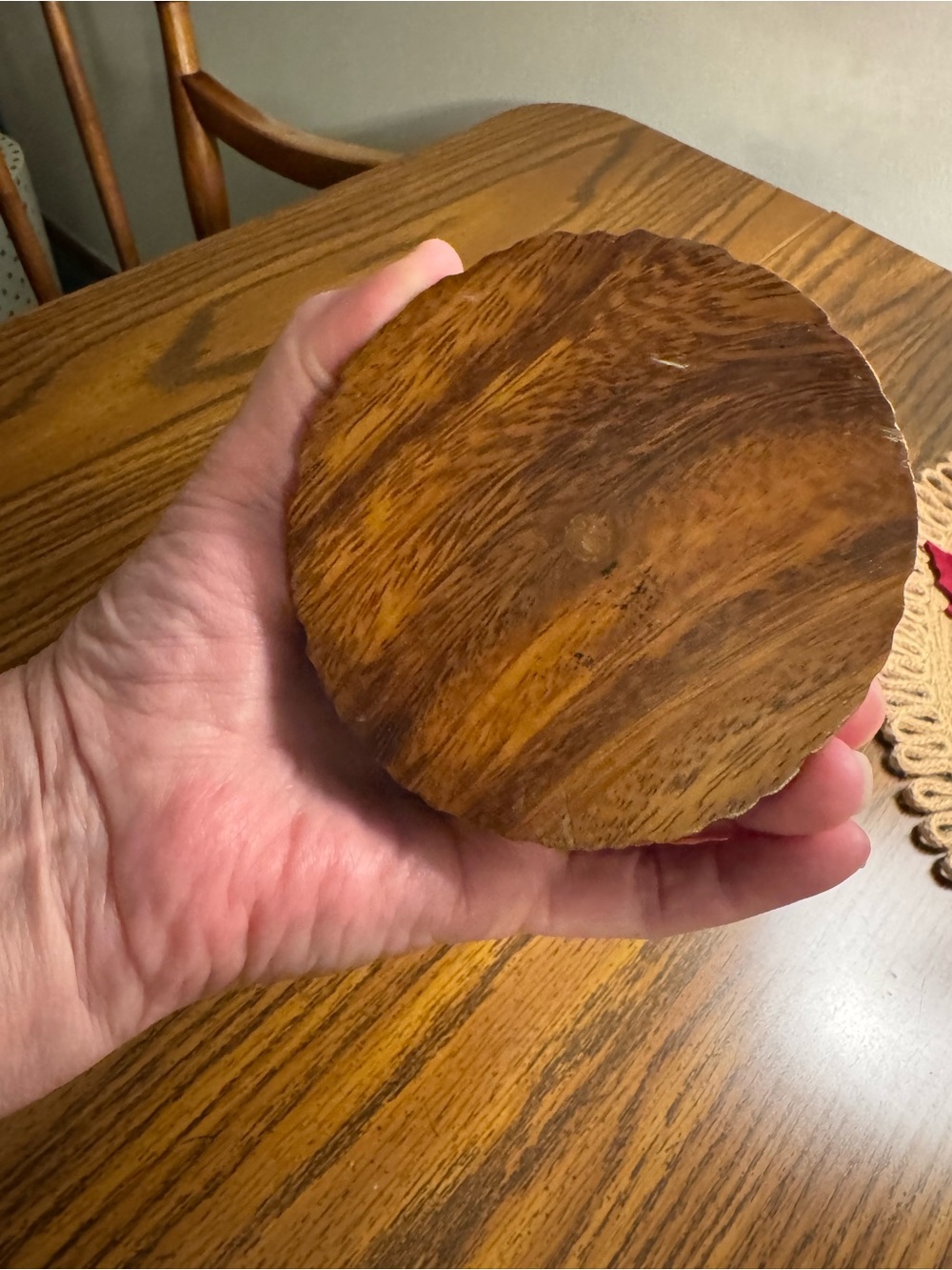 Wood Mushroom Toothpick Holder Server - Picture 6 of 15